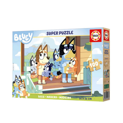Bluey Wooden Puzzle – Educa - 100 Pieces