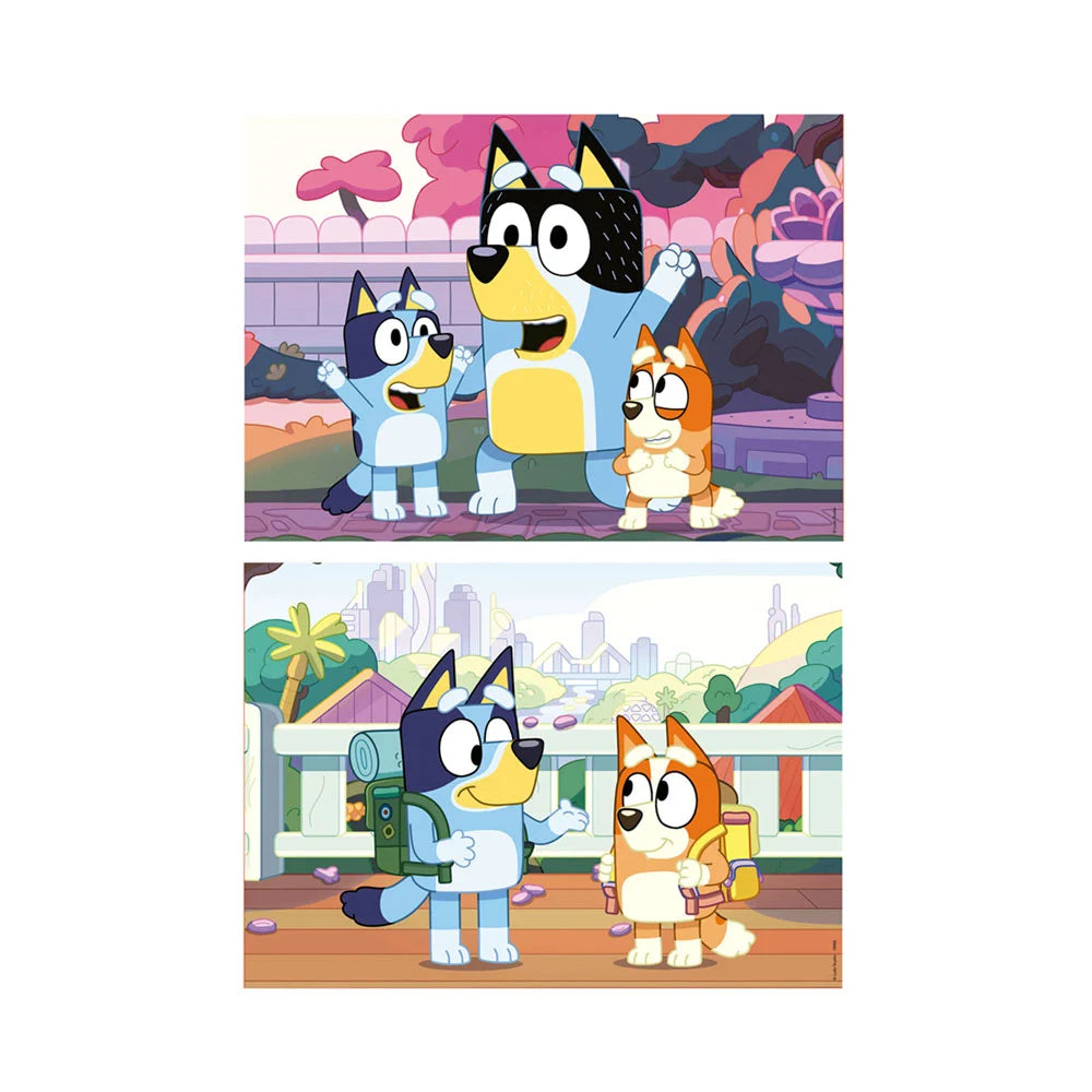 Suitcase 2 Bluey Puzzles – Educa - 2x20 Pieces