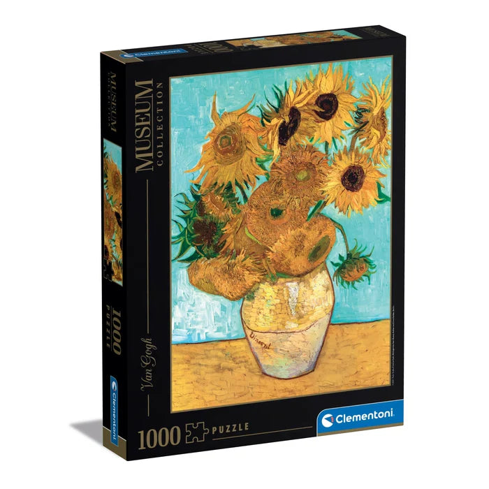Clementoni 1000-piece jigsaw puzzle, Van Gogh Sunflowers