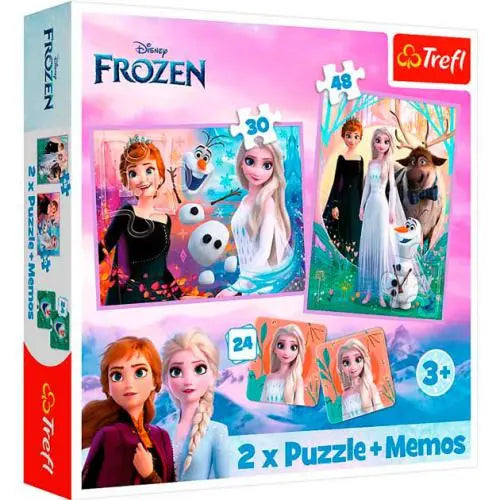 Disney Frozen 2 in 1 Puzzle “Princesses” - 30 + 48 Pieces