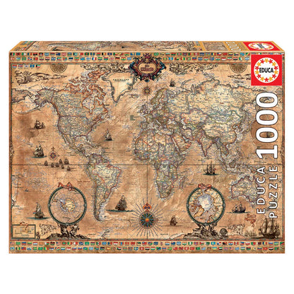 Puzzle Ancient World Map – Educa - 1000 pieces