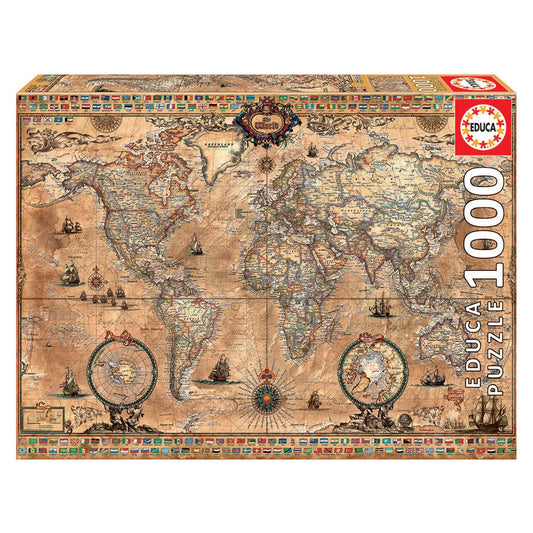 Puzzle Ancient World Map – Educa - 1000 pieces