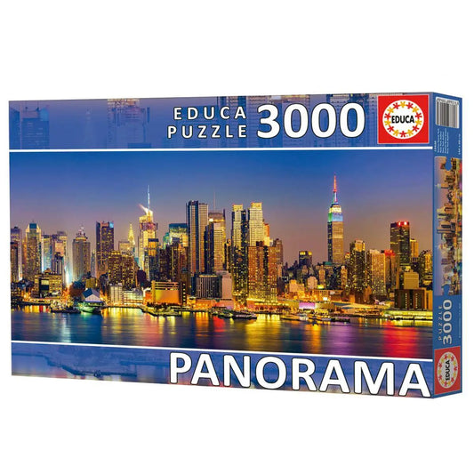 New York at Night Puzzle – Educa - 3000 pieces