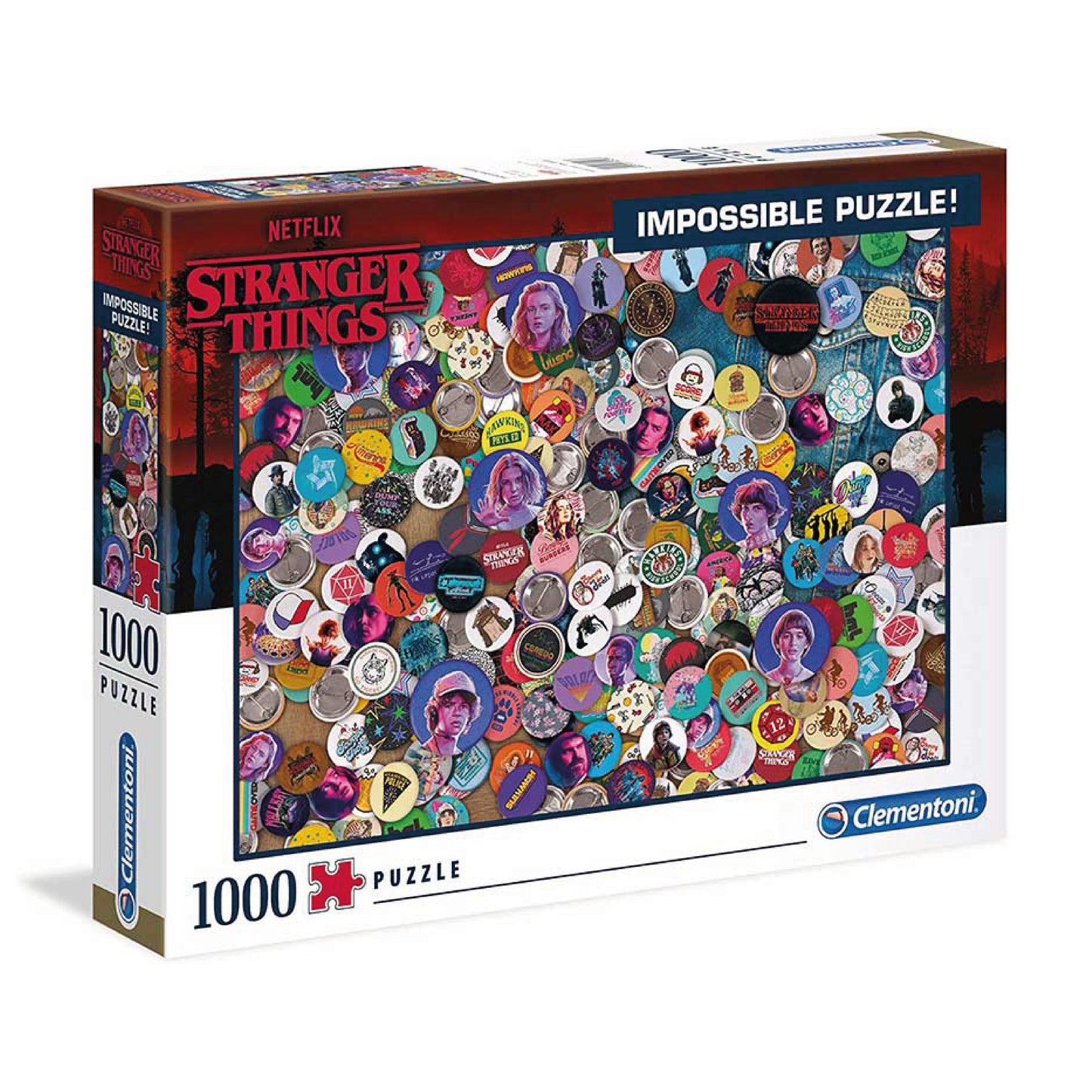 Puzzle Stranger Things Pins – Clementoni - 1000 pieces