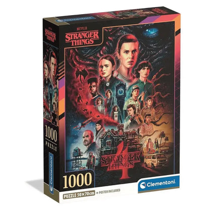 Puzzle Stranger Things Pins – Clementoni - 1000 pieces